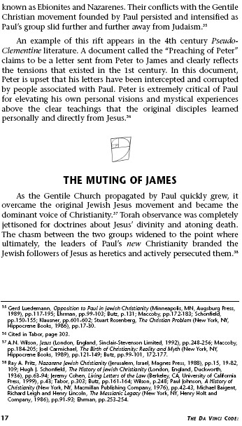 Jews for Judaism, Da Vinci Code 15